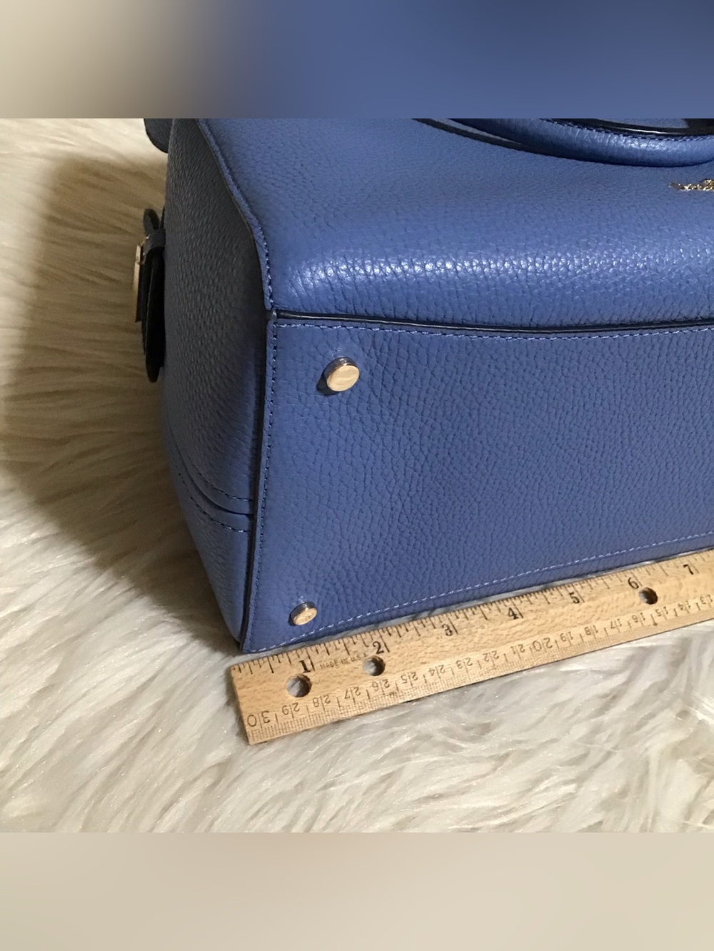 Kate spade triple compartment Leila pebble leather in fresh blue - Picture 8 of 16